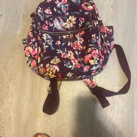 Vera Bradley Multicolor Floral Backpack - Picture 6 of 7